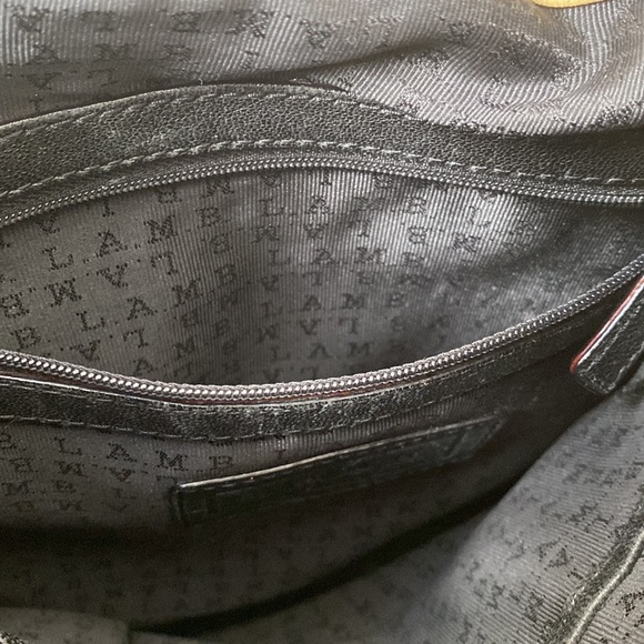 L.A.M.B Leather Leopard Shoulder Bag - Picture 7 of 11